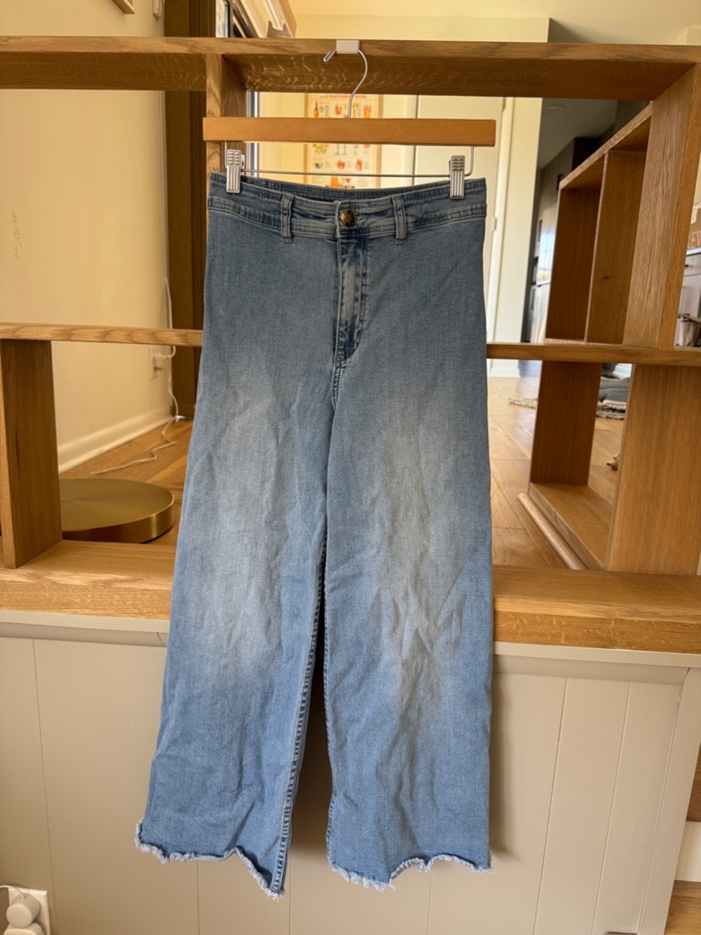 Billabong Light Wash Wide Leg Jeans